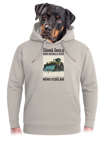 Žádná škola unisex mikina premium Pastel Macchiato