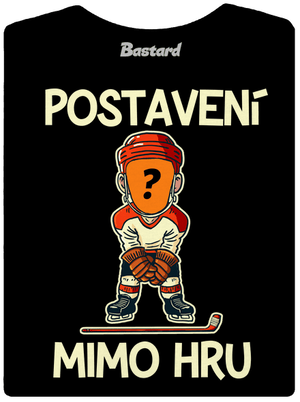 Postavení mimo hru dámské tričko premium Black