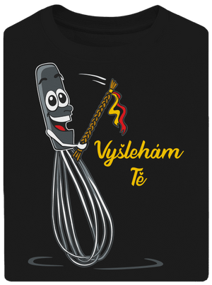 Vyšlehám Tě! unisex tričko oversized Black