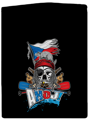 Ahoj pánská mikina na zip Black