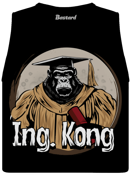 Ing. Kong dámské tílko volné Black