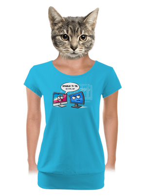 dámské tričko s lemem