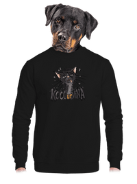 unisex mikina bez kapuce