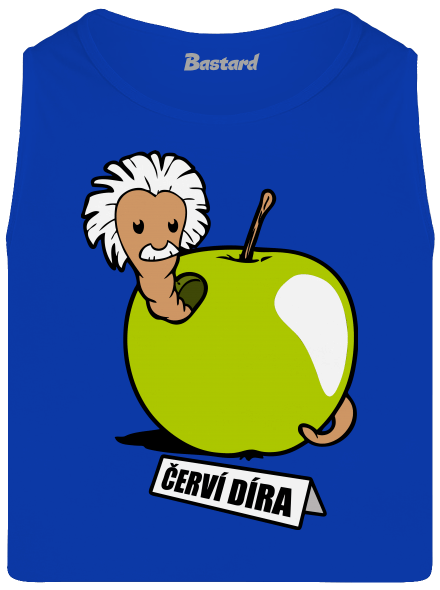 Červí díra pánské tílko Royal Blue
