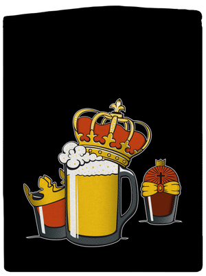 Tři králové pánská mikina na zip Black