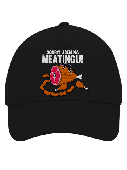 Meating kšiltovka baseballka Black