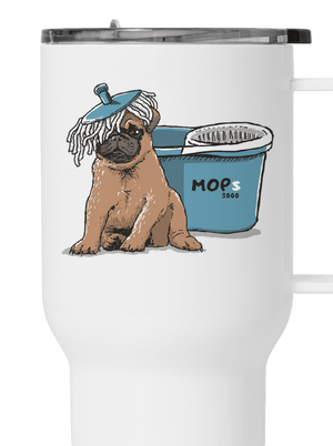 Mops termohrnek White