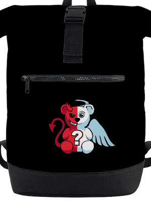 Anděl vs. ďábel batoh Black