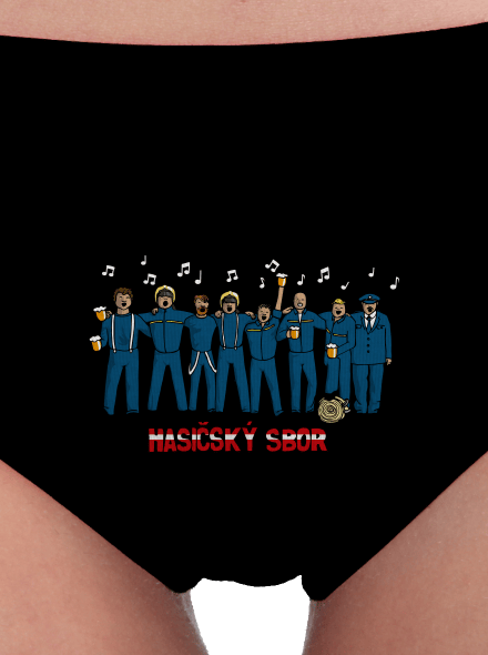 Hasičský sbor dámské kalhotky Black