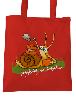 Makám na baráku taška Bright Red