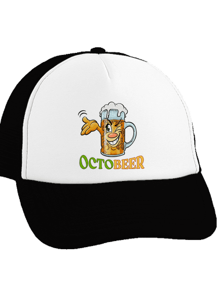 Octobeer kšiltovka truckerka Black cap