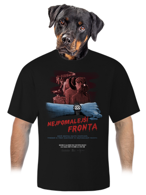 B13: Nejpomalejší fronta unisex tričko oversized Black