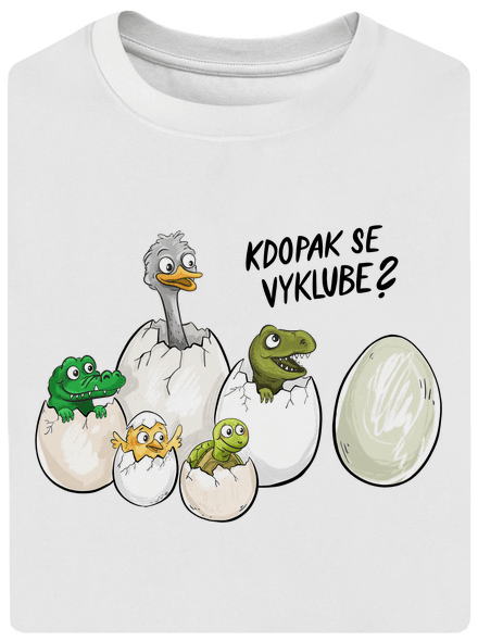 Kdopak se vyklube? unisex tričko oversized White
