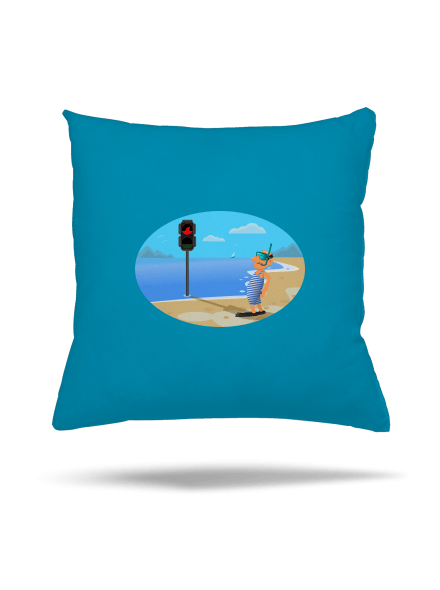 Bezpečné plavání polštář Blue Turquoise