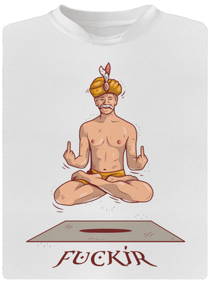 Fuckír pánské sportovní tričko White