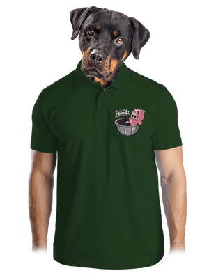 Ve formě pánská polokošile Bottle Green Mal