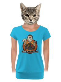 dámské tričko s lemem