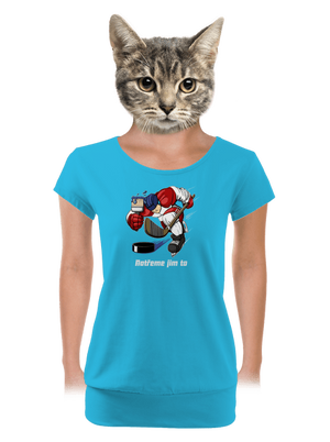 dámské tričko s lemem