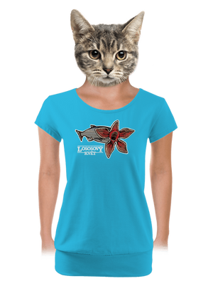 dámské tričko s lemem