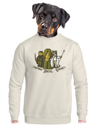 unisex mikina bez kapuce