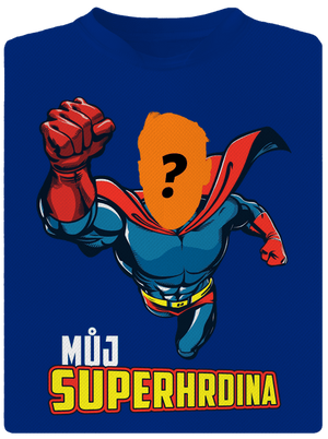Můj superhrdina pánské sportovní tričko Royal Blue Mal