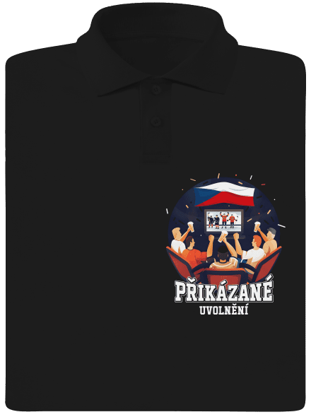 Přikázané uvolnění pánská polokošile Black
