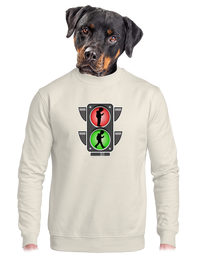unisex mikina bez kapuce