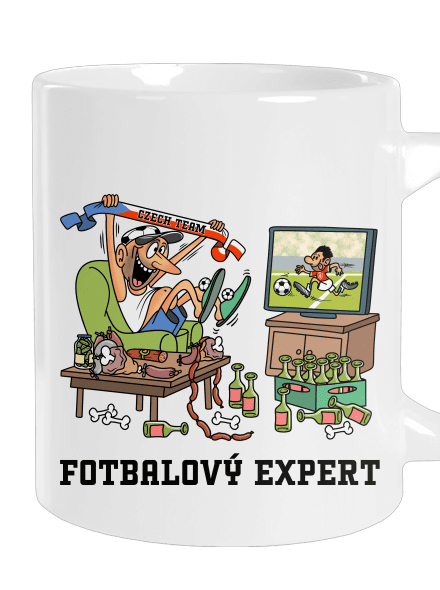 Fotbalový expert velký hrnek White