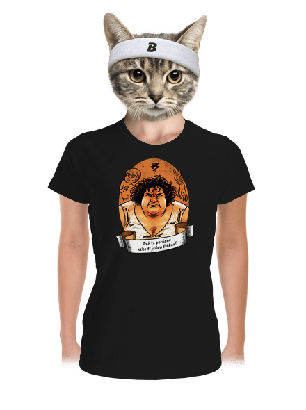 B14: Slunce seno jahody dámské sportovní tričko Black