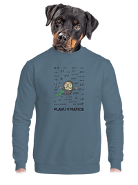 unisex mikina bez kapuce