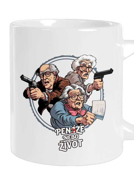 Penze nebo život velký hrnek White