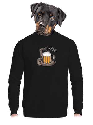 unisex mikina bez kapuce
