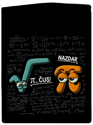 Pí, čus! dámská mikina na zip Black