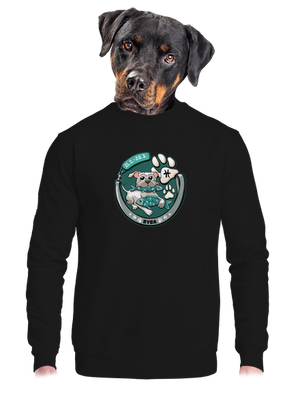 unisex mikina bez kapuce