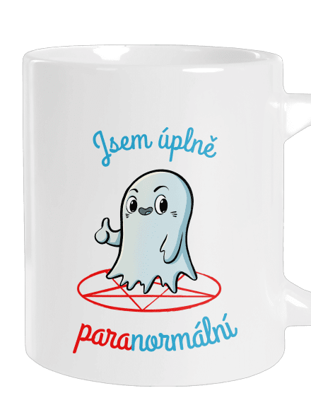 Jsem paranormální velký hrnek White