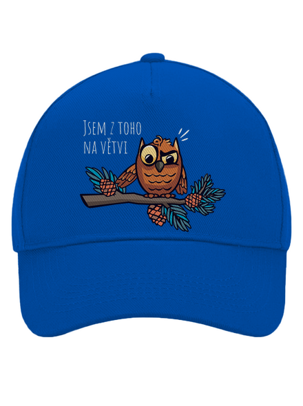 Jsem na větvi kšiltovka baseballka Bright Royal