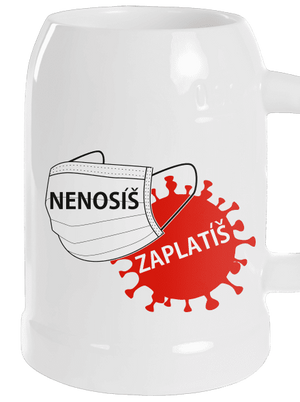 Nenosíš zaplatíš půllitr White