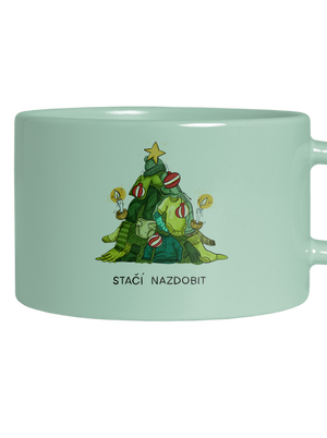 Stačí nazdobit hrnek makronka Mint Macaron