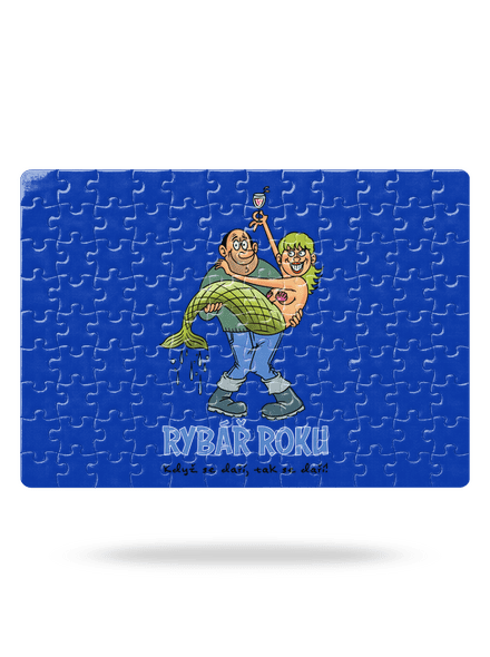 Rybář roku puzzle White