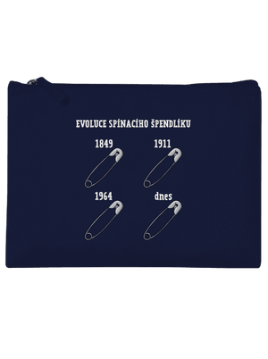 Evoluce spínacího špendlíku taštička French Navy