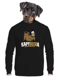unisex mikina bez kapuce