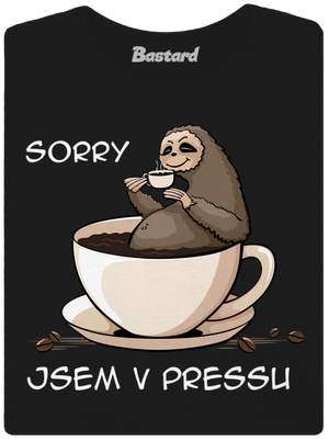 V pressu dámské tričko Black