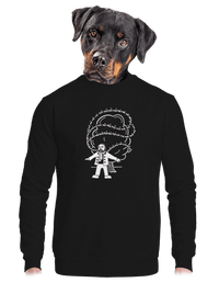 unisex mikina bez kapuce