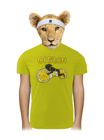 Citron Legacy dětské sportovní tričko Neon Yellow