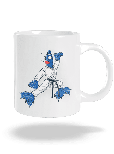 Bojovnice velký hrnek White