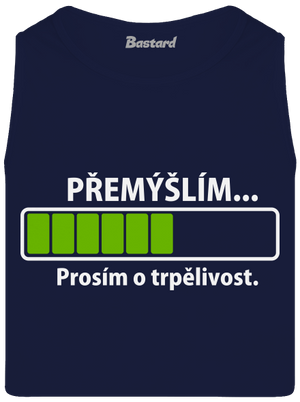 Přemýšlím pánské tílko French Navy