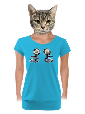 dámské tričko s lemem