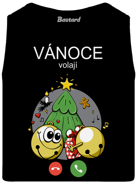 Vánoce volají pánské tílko Black