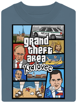 Královec unisex mikina bez kapuce Nordic Blue