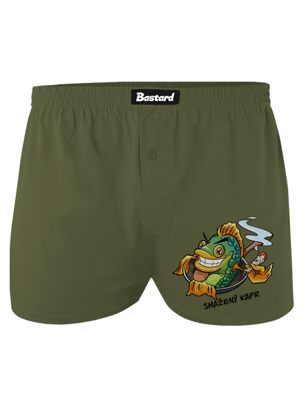 Smažený kapr pánské trenky Khaki
